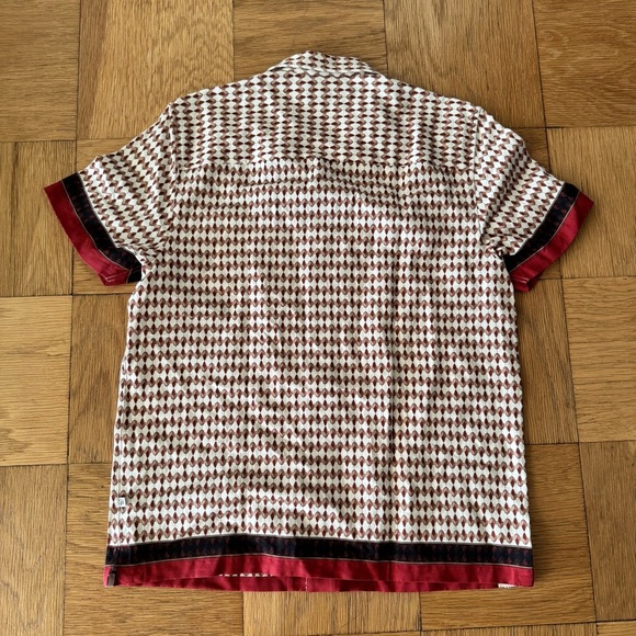 Ted Baker Mens Medium Braemar Relaxed Fit Printed Short Sleeve Shirt - Picture 3 of 10